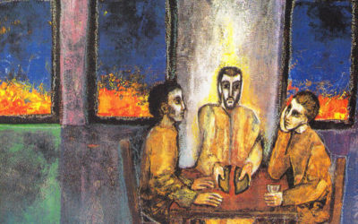 Voyez #1 : Emmaüs, Peinture de Béate, XXème siècle